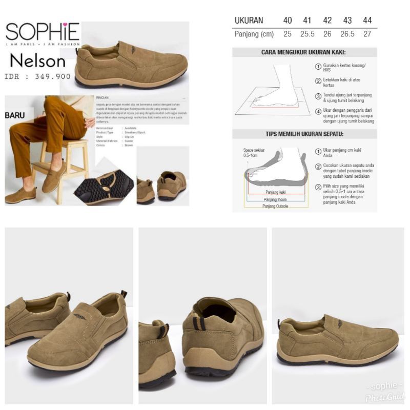 sepatu nelson ukuran 41 sophie Paris promo