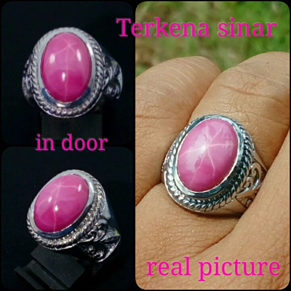 Cincin Permata American Ster Kualitas Super Grade A