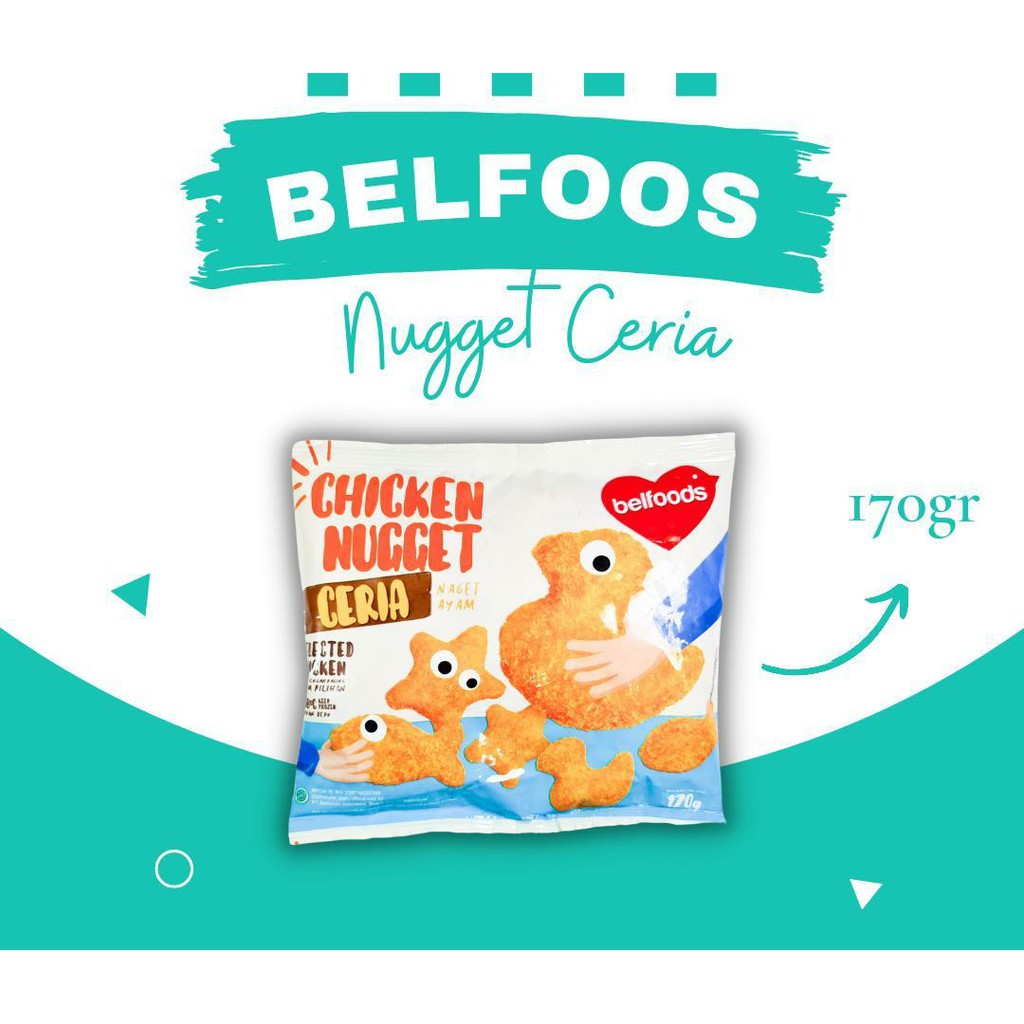 

ADDRIELLA - BELFOODS NUGGET AYAM CERIA 170gr | BELFOODS/FROZENFOOD/FROZENFOOD MURAH