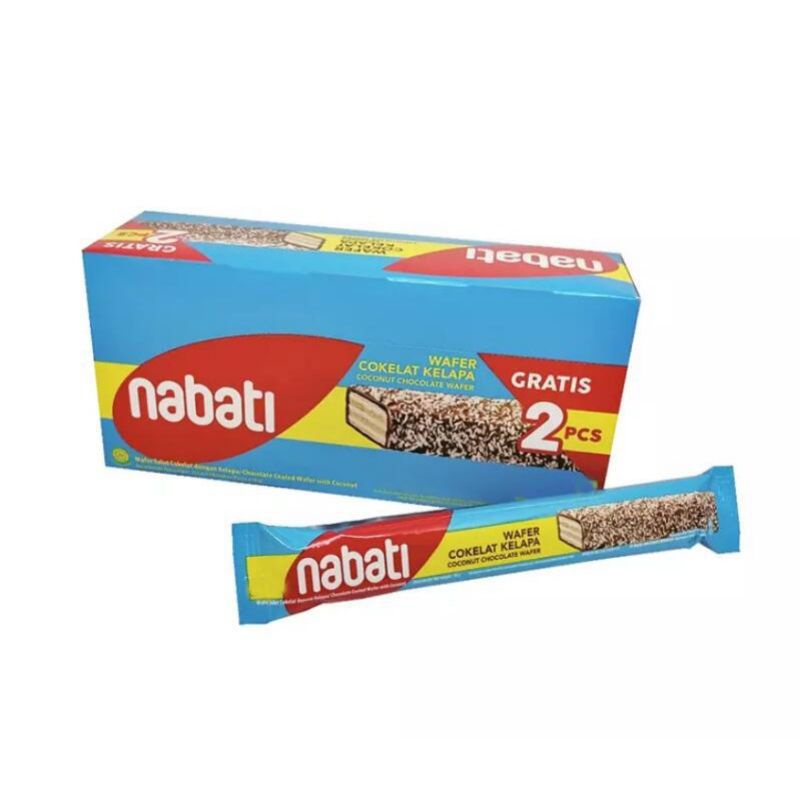 

Nabati Wafer Coklat Kelapa isi 14 pcs