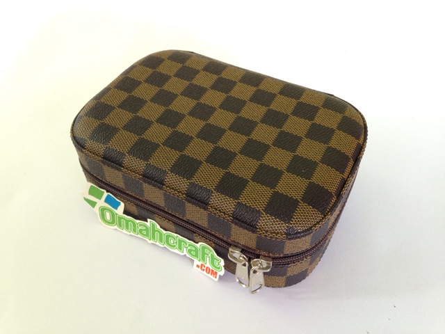 Mini Make Up Case / Tempat Make Up dan Kosmetik Motif DAMIER