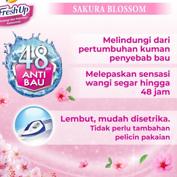 ♦ ATTACK FRESH UP SAKURA BLOSSOM 680ML - 3 pcs ➥