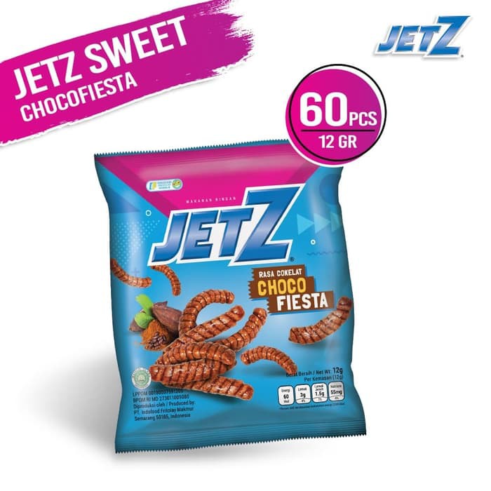 

Jetz Sweet Chocofiesta 12 Gr 60 Pcs