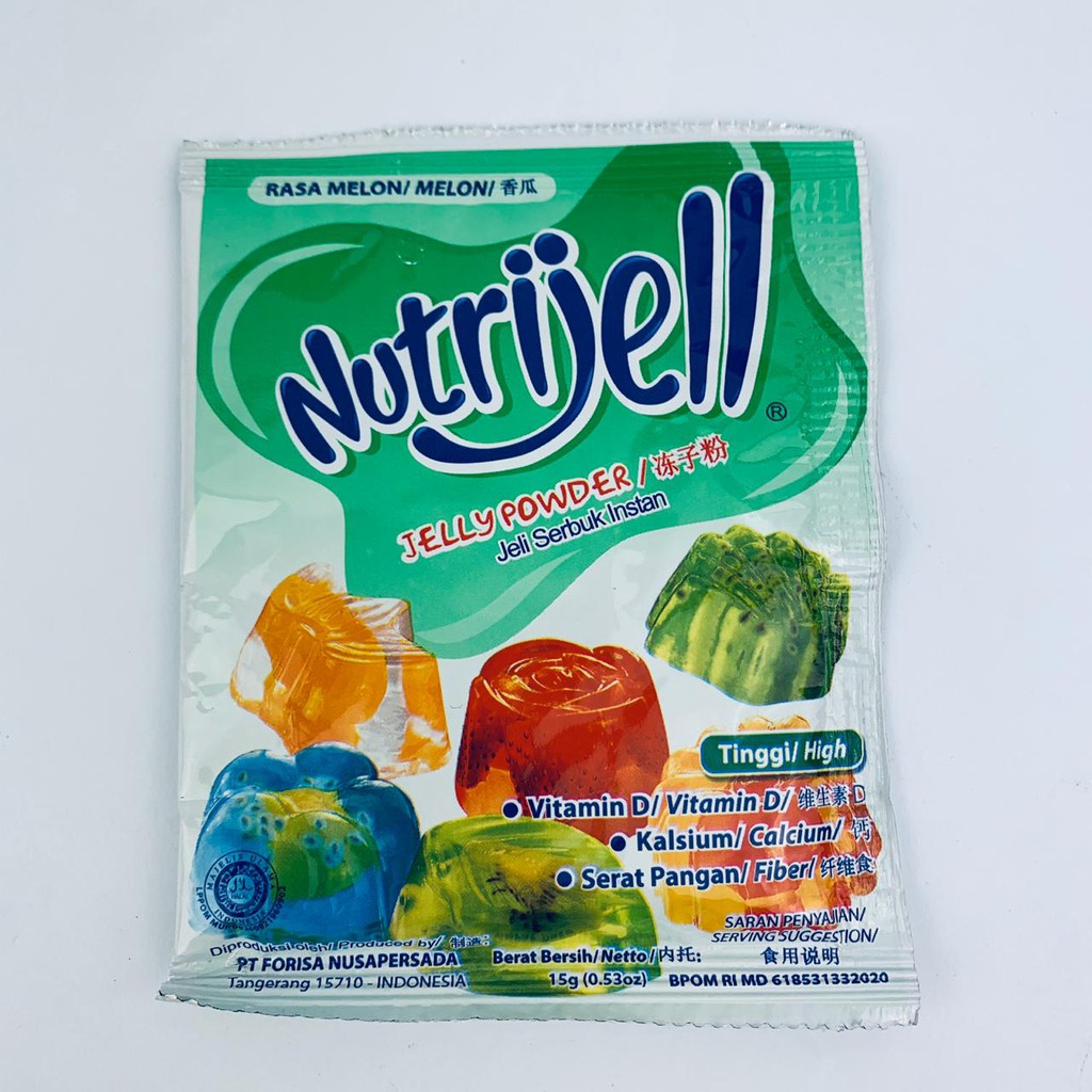 NUTRIJELL JELLY POWDER 5 VARIAN RASA15g