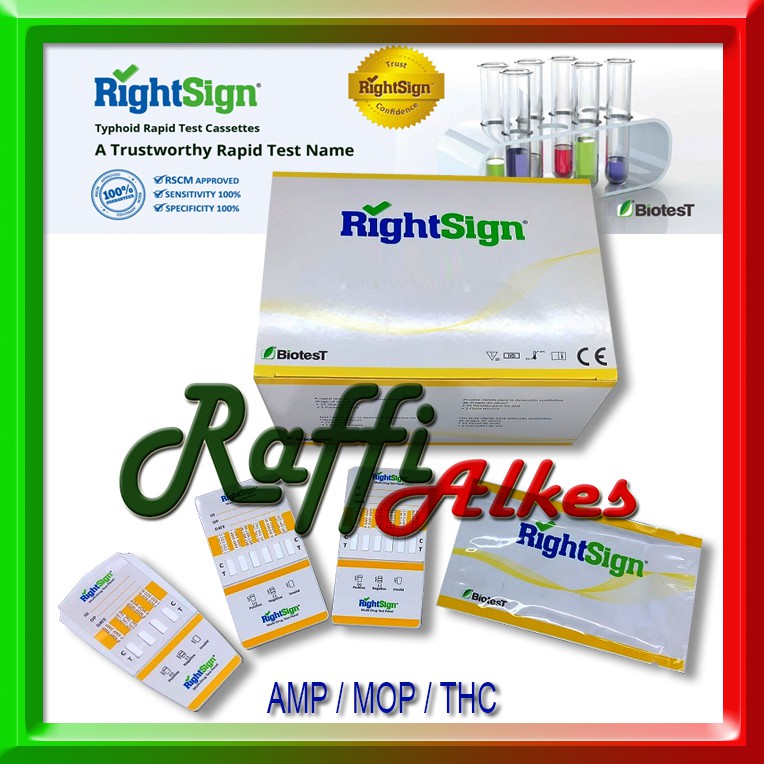 Alat Screen Test Narkoba Urine Test 3 Parameter Panel ( AMP,MOP,THC )