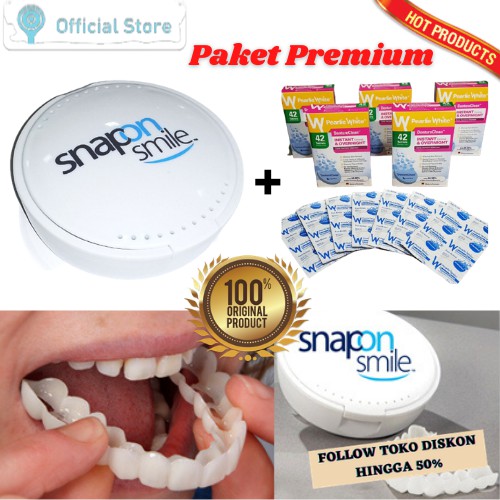 [[BISA COD]] Snap On Smile Original  100% /  GIGI PALSU / Veneer / Veneer Gigi Premium