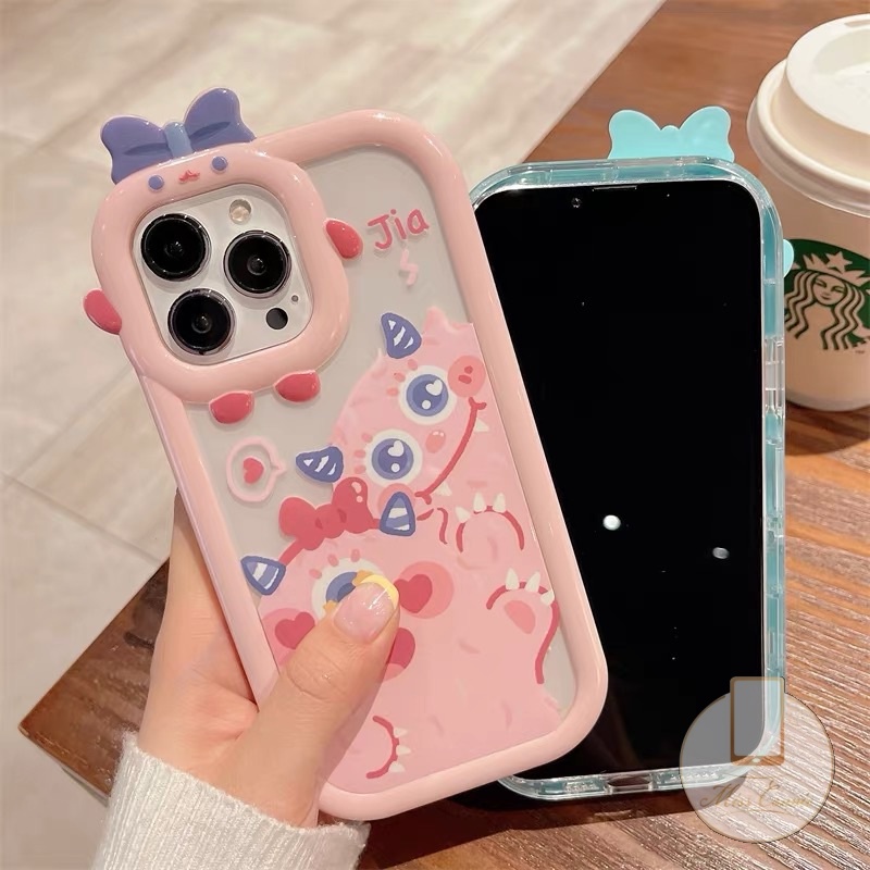 Soft Case Bumper Desain Monster Pita Untuk IPhone 6 6S 7 8 Plus 11 13 14 12 Pro MAX XR X XS MAX SE 2020