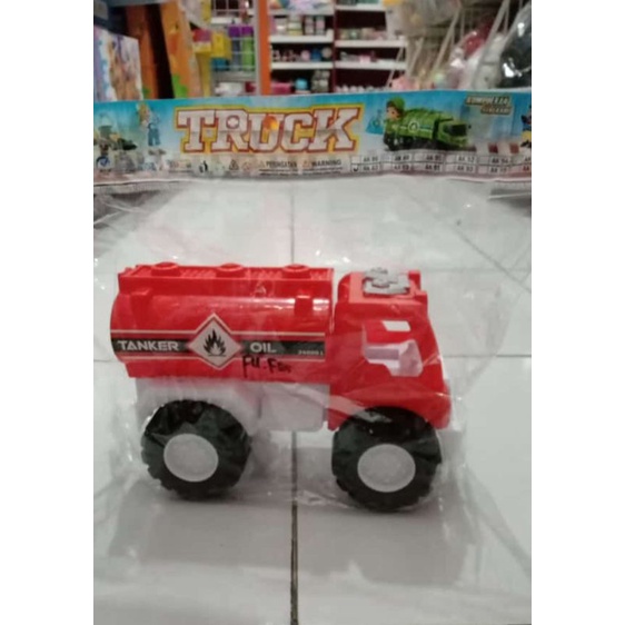 AK 87 - Mainan Truck Tangki Warna Ukuran 25cm AK87