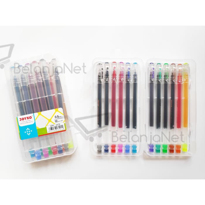 Pen Warna Pulpen Warna Color Gel Pen Joyko GPC-247S 12 warna