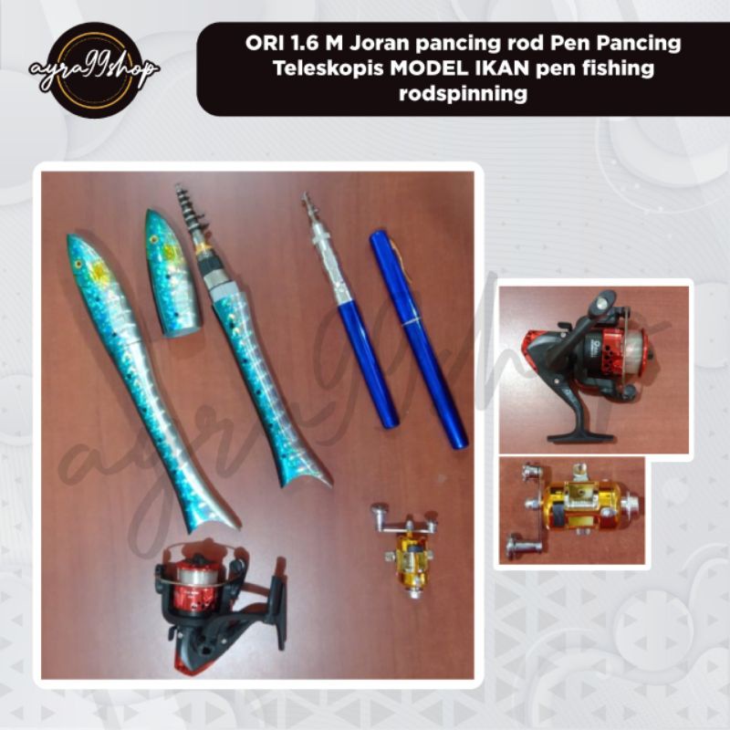 JORAN PANCING ROD PEN MODEL IKAN PEN FISHING PANCING TELESKOPIS