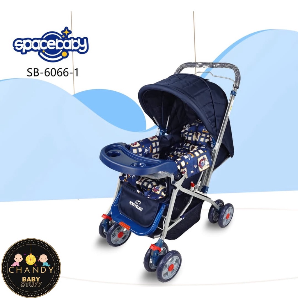 STROLLER SPACE BABY BISA DORONG DUA ARAH SB 6066-1