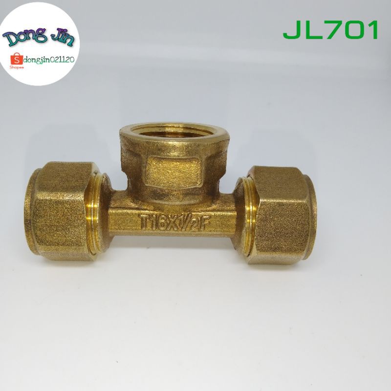 TEE Drat Dalam /Sambungan Pipa nepel  air panas ukuran 1/2 inch JL701