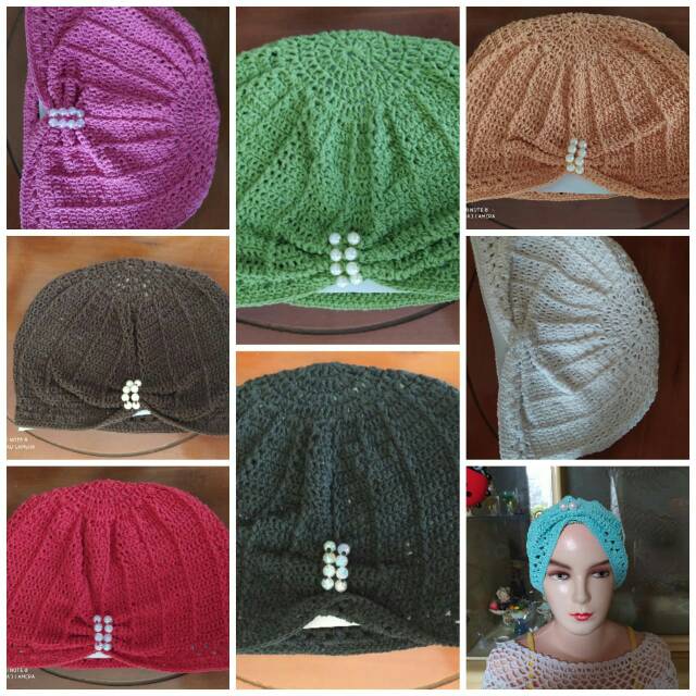 Turban Rajut untuk wanita dewasa