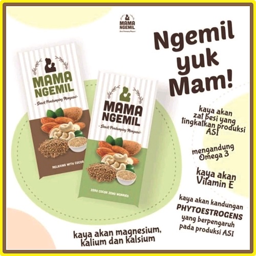 MAMA NGEMIL ASI BOOSTER COKLAT / SNACK IBU HAMIL DAN MENYUSUI / JAJAN IBU HAMIL / CAMILAN IBU HAMIL