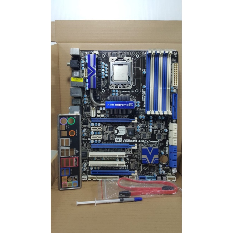 Mainboard Motherboard Mobo LGA 1366 ATX + I7 920