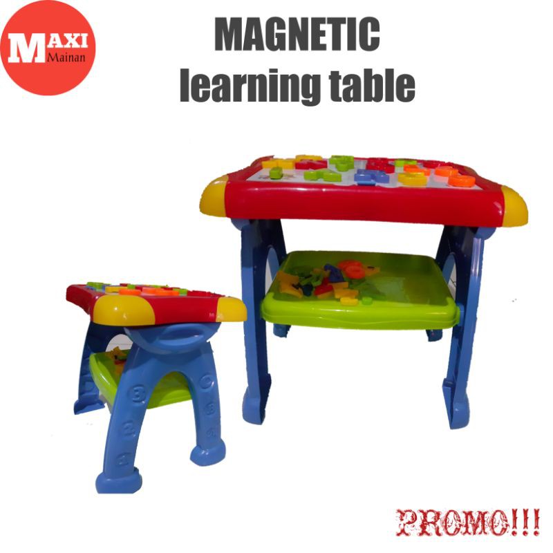meja belajar magnet anak