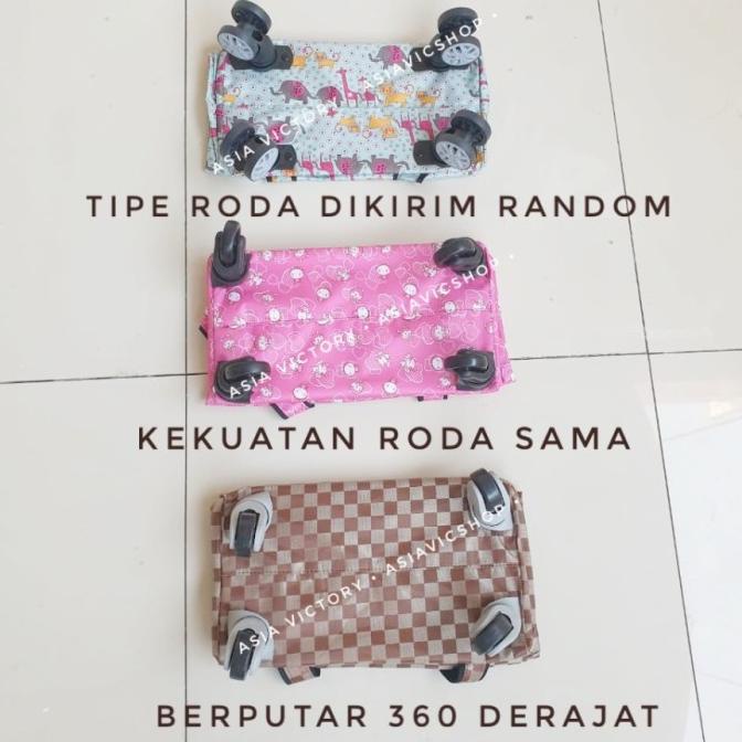 Tas Travel Troli Barang Belanja Roda 4 Kuat Besar Trolley Shopping Bag