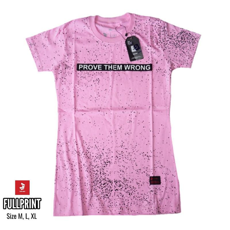 KAOS THREE SECOND KAOS CEWE KAOS GRADE ORI KAOS 3SECOND WANITA KAOS 3SECOND CEWEK KAOS PINK WANITA