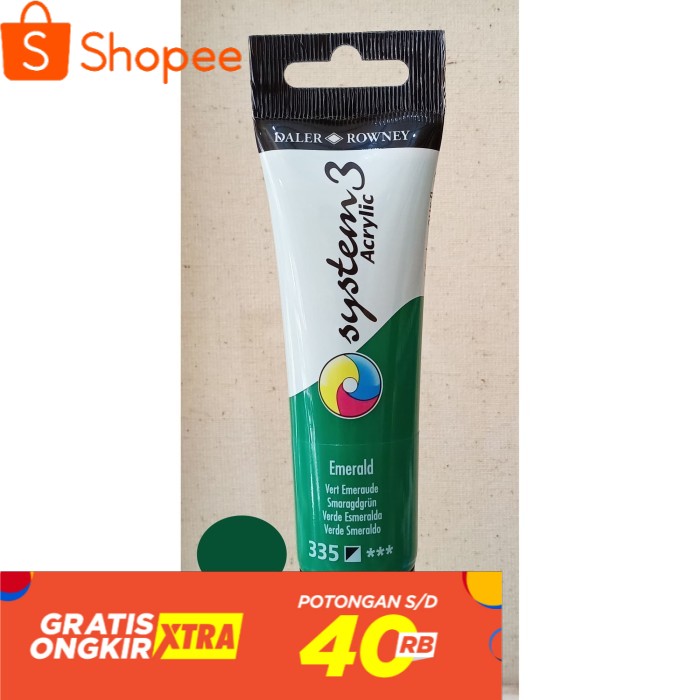 

Cat Akrilik System 3 59 ml warna Emerald