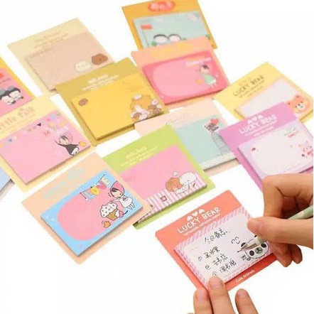 STICKY NOTE UNIK MOTIF KARTUN / Kertas Memo Tempel motif-3