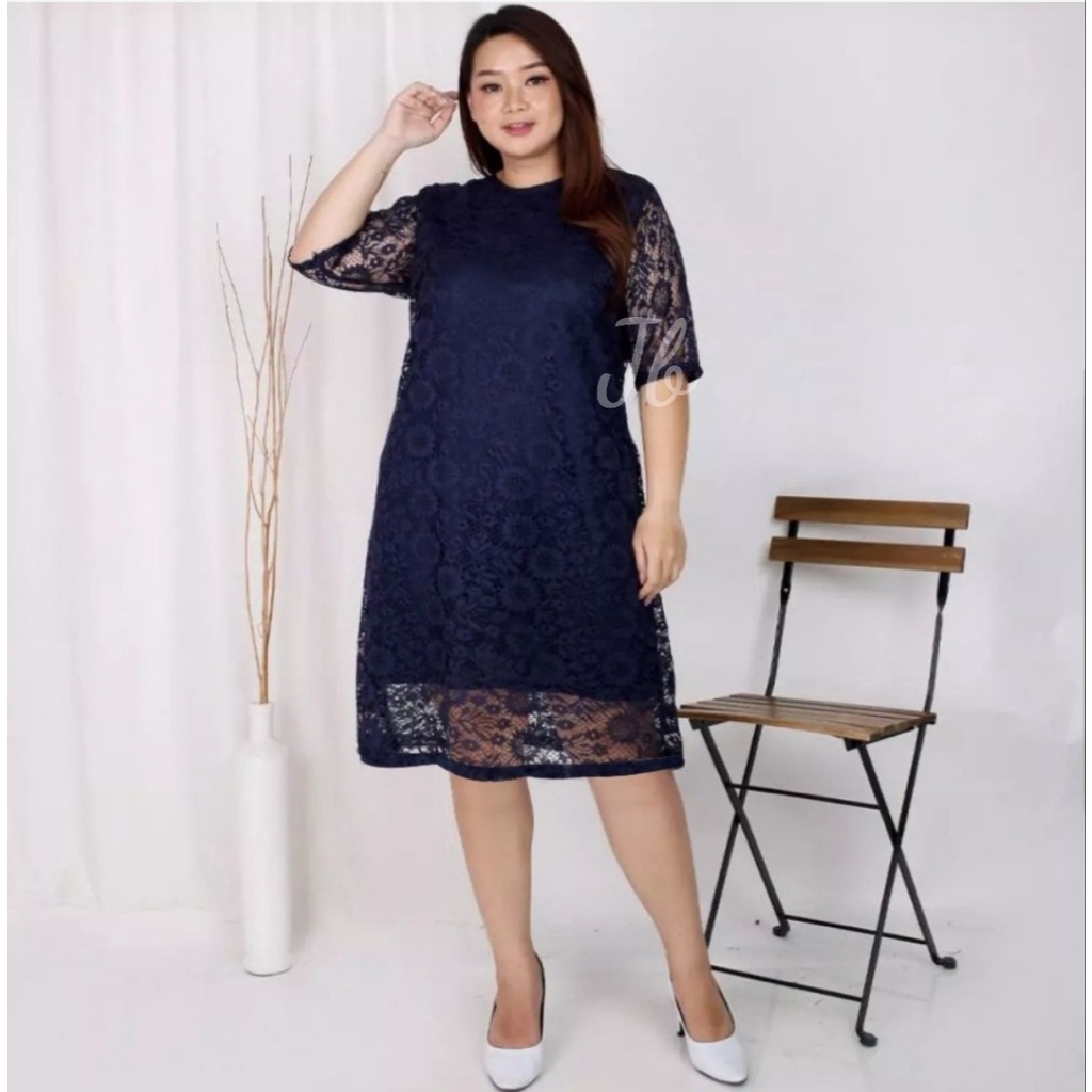 [VLFK] Dress Wanita Terbaru / Baju Dress Dewasa / Dres / Dress Brukat / Dress Korea / Dress Bigsize