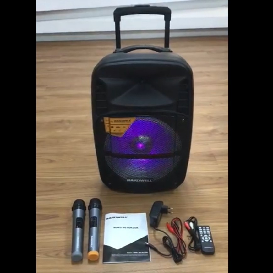 SPEAKER PORTABLE WIRELESS HARDWELL HF-12A