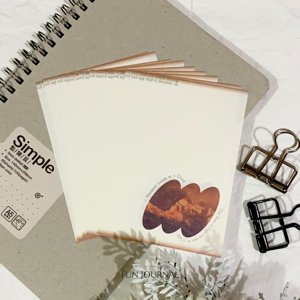 

AESTHETIC MEMOPAD SHARE 10 PCS UNTUK JURNAL JOURNAL PLANNING PLANNER SCRAPBOOK DIY BUJO