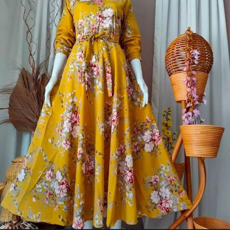 {KIS.31My22ˣ} Grosir Gamis Ania Maxy Sakura Busui Ibu Menyusui XL Fashion Muslim Syari Kekinian Mewa