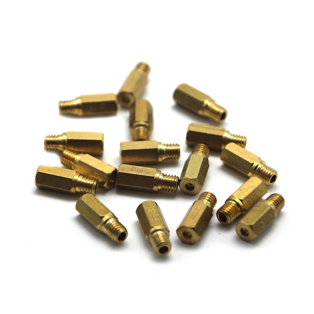 Zsdtrp 10pcs Karburator Utama Jet M5 Thread Untuk Bd Crs Fcr Fcr-Max Pd Pj Pwk Pwm Carbs Ukuran 60-215-4