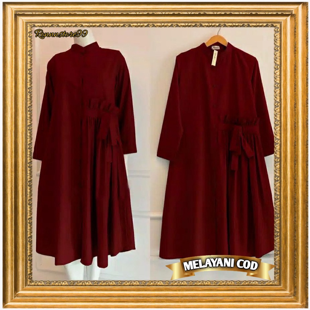 Baju Tunik Jumbo Pakaian Atasan Wanita Dewasa Model Terbaru 2021 Kekinian Bahan Moscrepe Ld 112