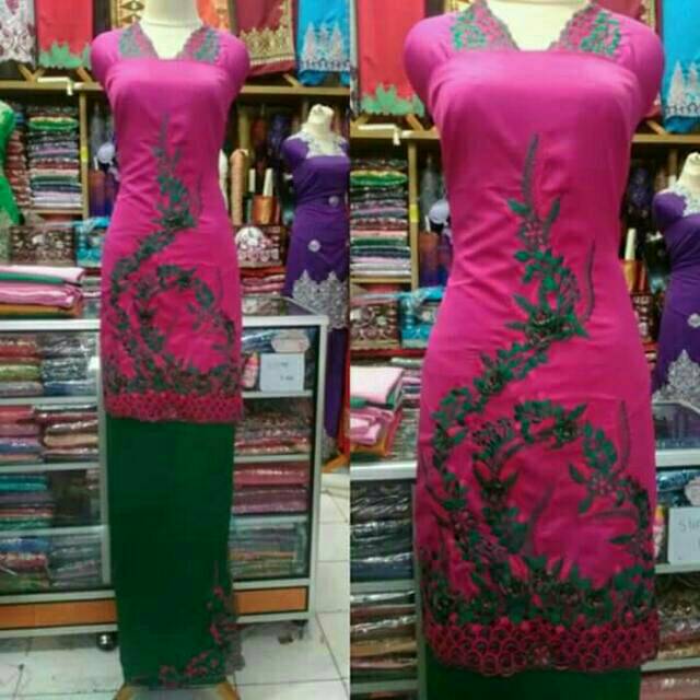 Bahan Baju/Bakal Baju Kurung Bordir Bukittinggi