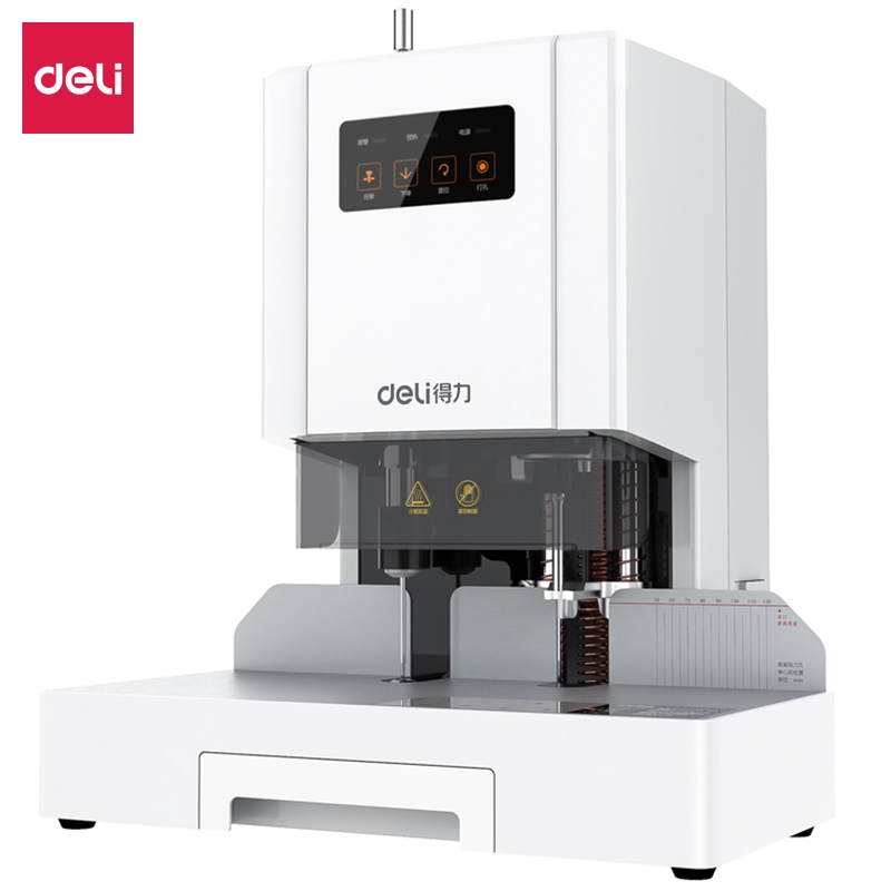 Deli Mesin Binding Keuangan 6mm Ketebalan diameter Punch Binding  ≤50mm 14601