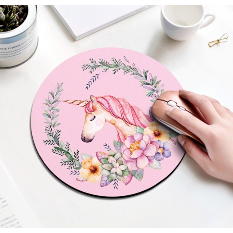 Mouse Pad Cute Unicorn Gambar Kartun Anjing Shopee Indonesia