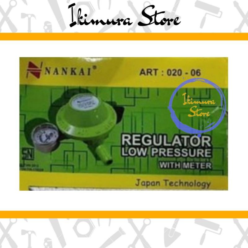 Regulator LPG Low Pressure + Meter NANKAI