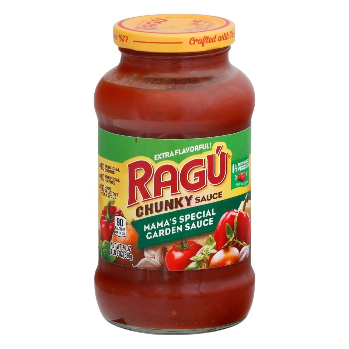 

Ragu MamaS Special Garden Chunky Pasta Sauce 680G
