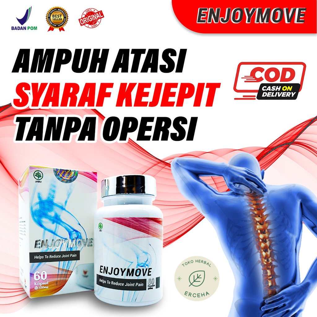 Obat sakit Otot pinggang Ampuh Encok Saraf Sarap Syaraf Kejepit Pinggang Obat Nyeri ENJOYMOVE