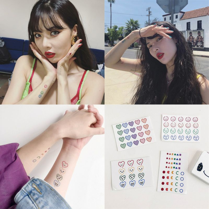 [TO02] Tatto temporary hyuna stiker tattoo waterproof lucu