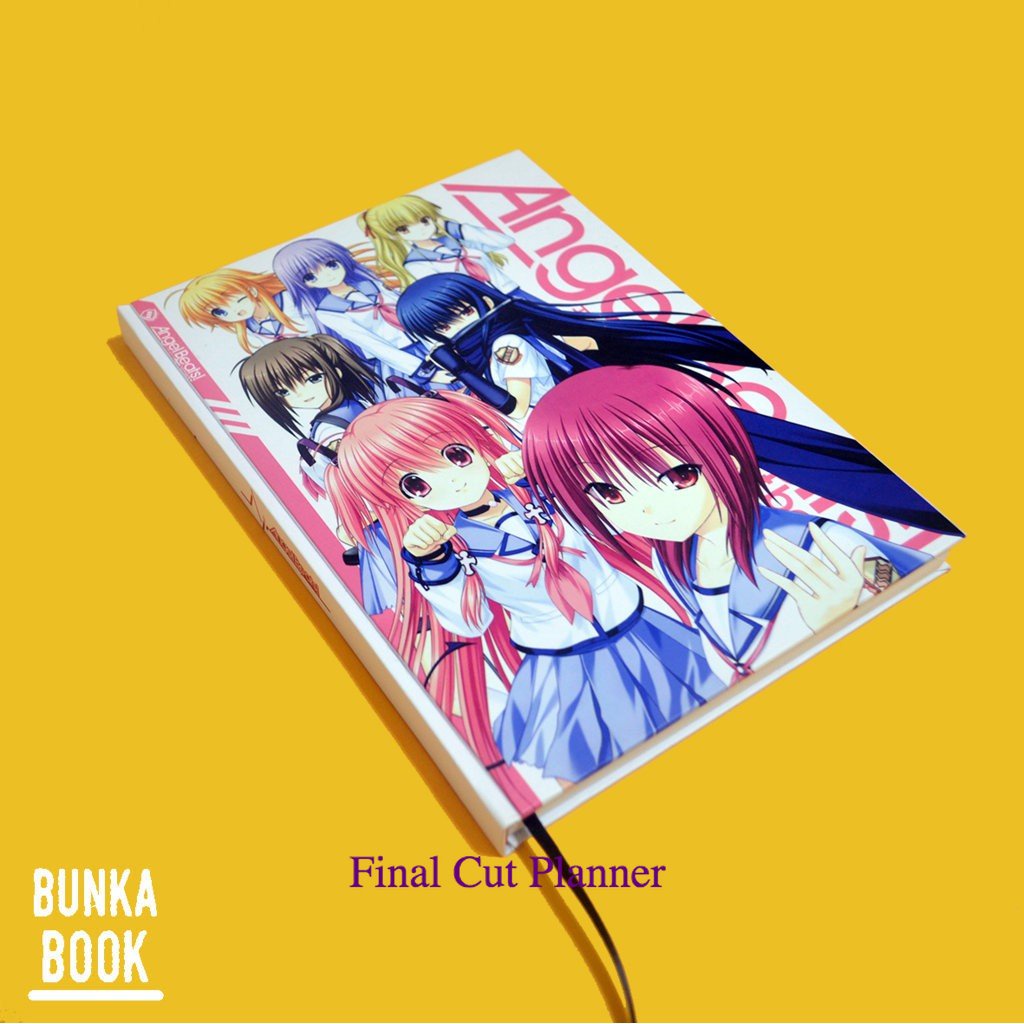 

Buku tulis polos/bergaris Anime Angel Beats