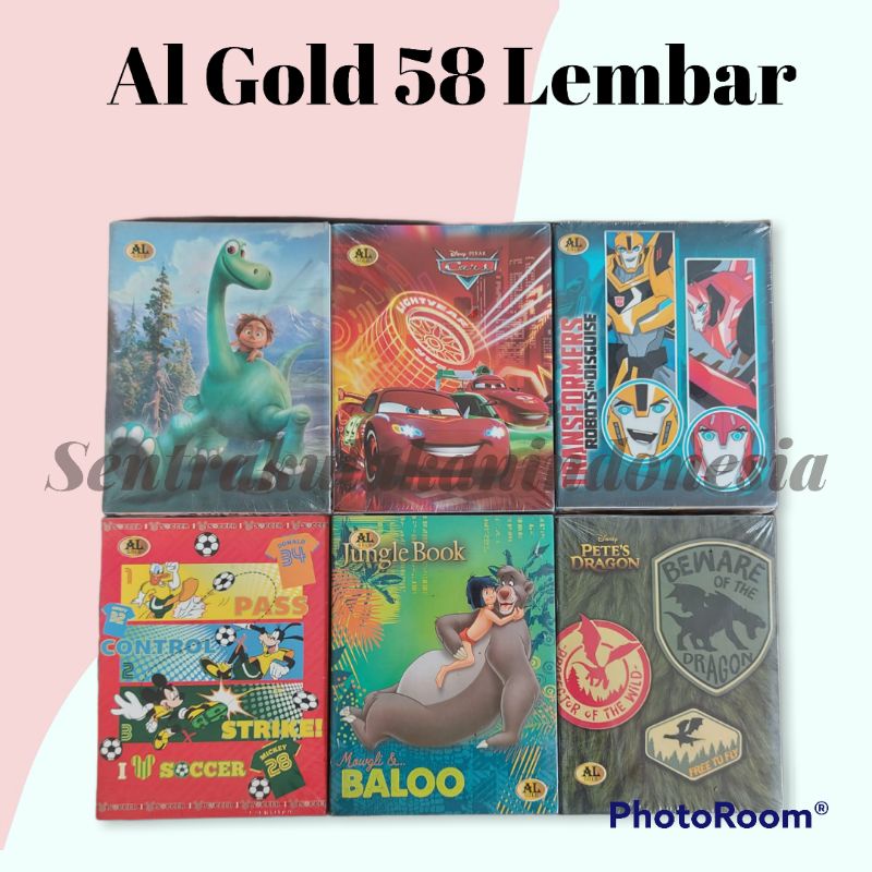 

BUKU TULIS | Al Gold 58 Lembar