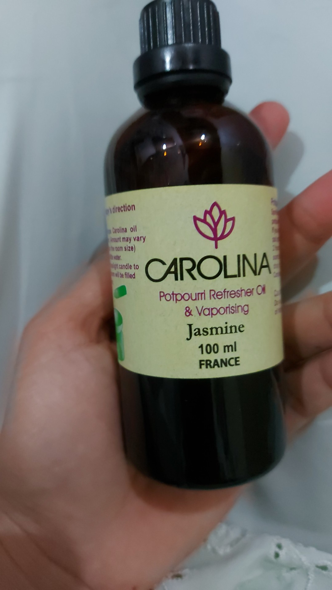 Carolina Essential Oil 100ml Aromatherapy Aromaterapi Ruangan Pengharum Ruangan Pengaharum Ruangan