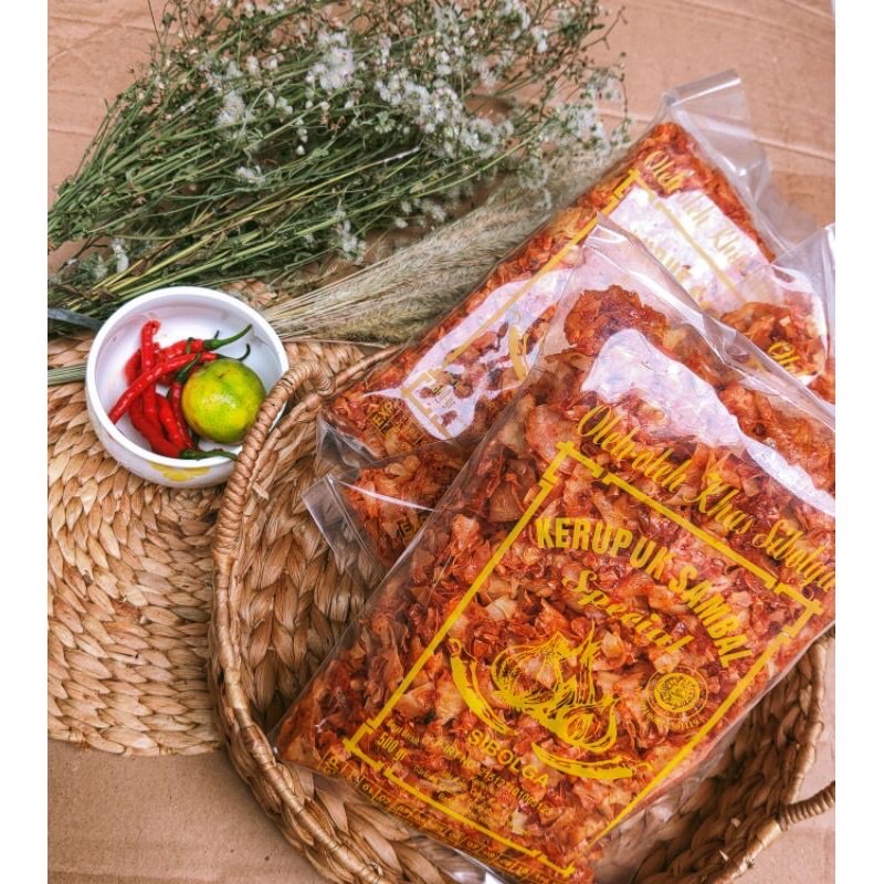 

TEMURAH KERIPIK SAMBAL SIBOLGA 100g /KERIPIK SAMBAL SIBOLGA CAP BAWANG 180gr / KERIPIK SINGKONG SIBOLGA / KERIPIK SINGKONG KHAS SIBOLGA MURAH / OLEH-OLEH KHAS SIBOLGA MURAH