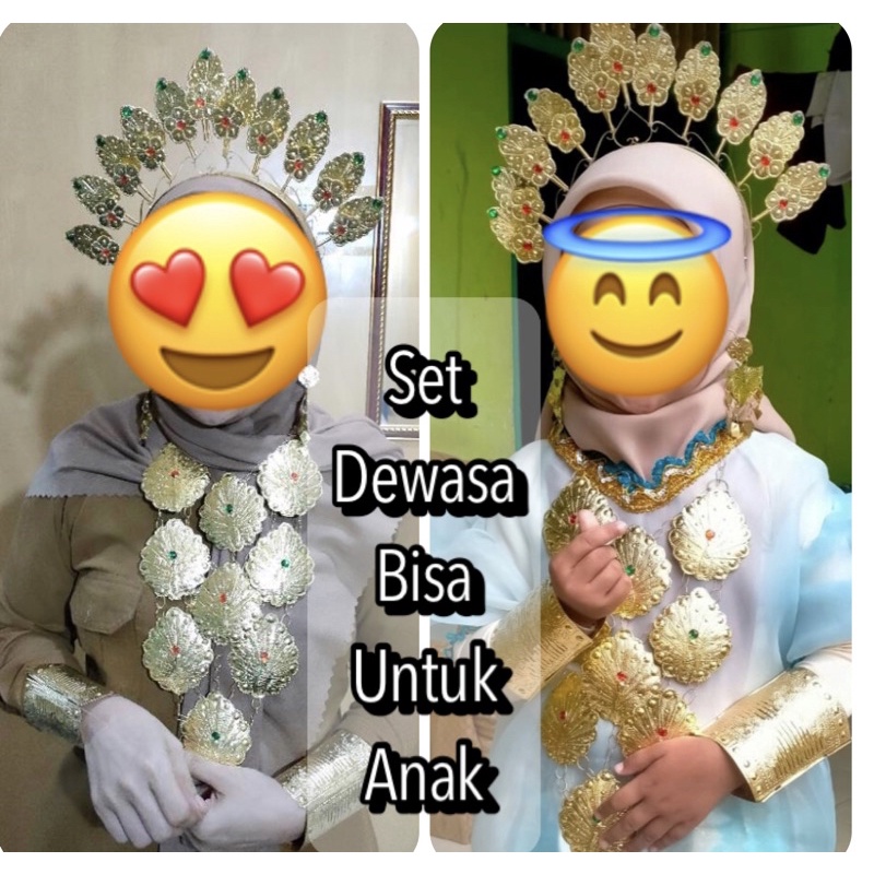 (COD) AKSESORIS PENGANTIN ANAK BUGIS MAKASSAR- JUAL TERPISAH