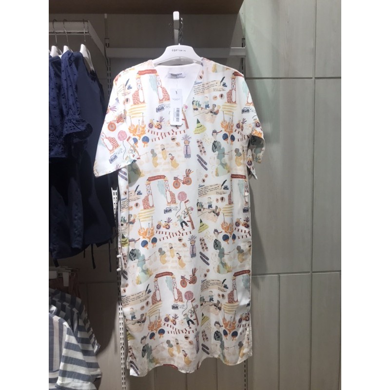 cottonink dress off-white independence brulee sale