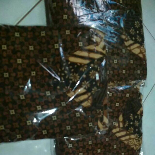 Gamis Batik Mataram Brownies Standar Dan Jumbo