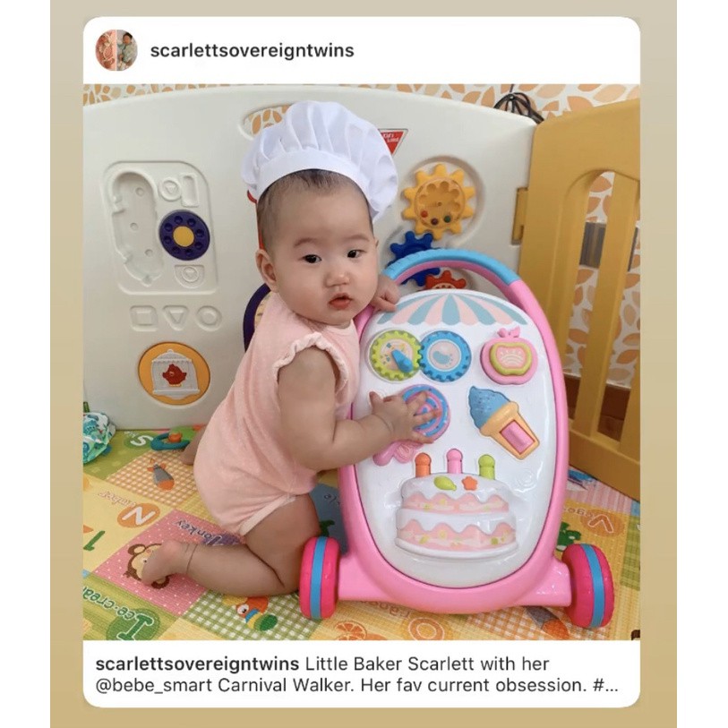 Makassar - Bebe Smart Learn &amp; Giggle Carnival Walker / Baby Walker