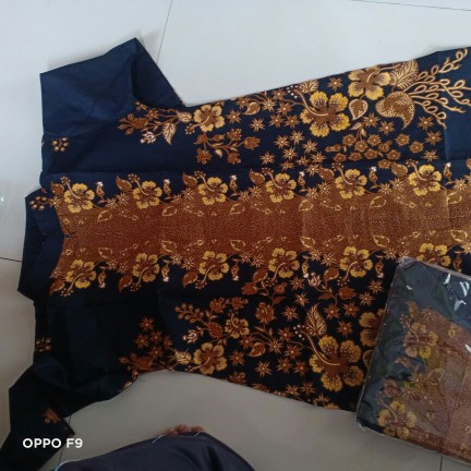 Tunik Batik Unggul Jaya Tunik Muslim Resleting Depan