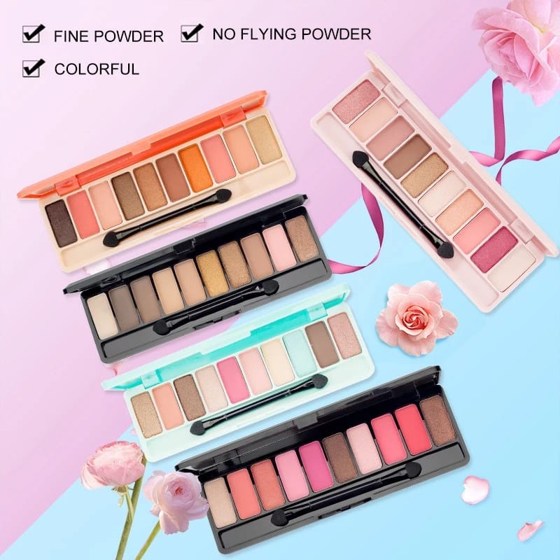 Eyeshadow 12 Colour Palette Eyeshadow Nude Color Eyeshadow Make up Kecantikan Eye Shadow