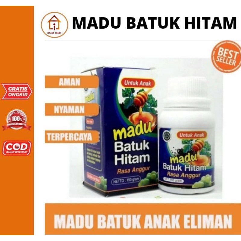 

MADU BATUK HITAM ANAK ELIMAN/UNTUK MENINGKAT KAN STAMINA MEMELIHARA KESEHATAN TUBUH/MEREDAKAN BATUK/FLU/PILEK