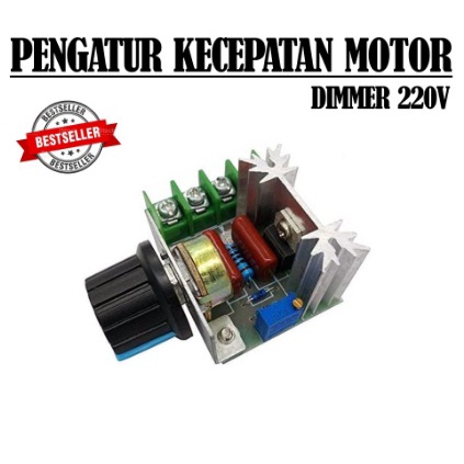 DIMMER AC 220V 2000W SCR  ELECTRONIC VOLTAGE REGULATOR SPEED CONTROLLER