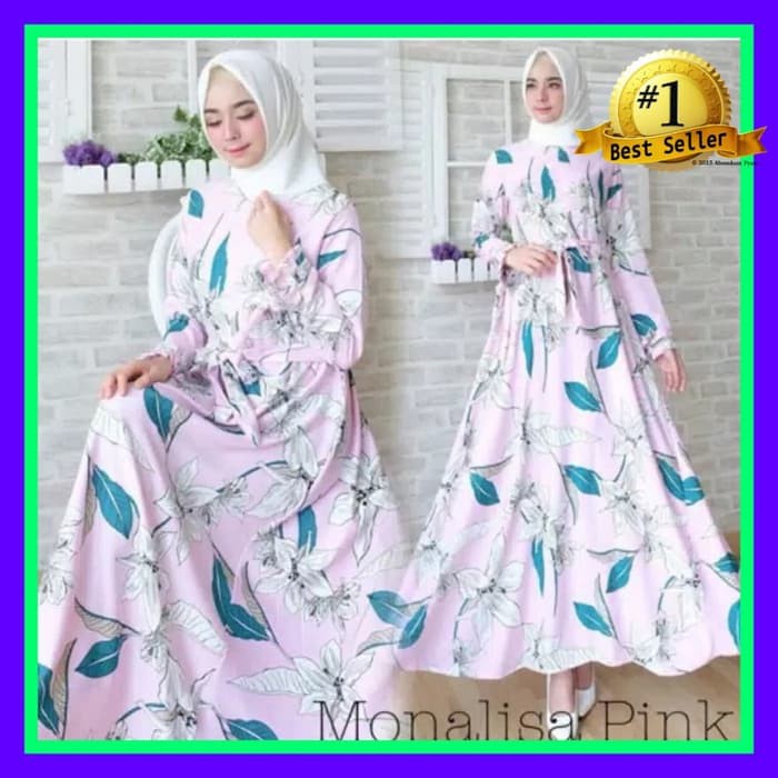 MUSLIMAH"BAJU GAMIS PESTA WANITA-MONALISA - Salem"